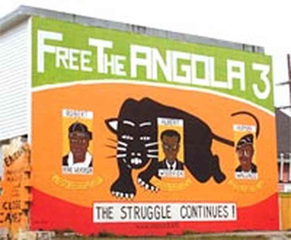 Mural in New Orleans painted by artist Rigo 23, calling for the release of the Angola 3 Mural in New Orleans painted by artist Rigo 23, calling for the release of the Angola 3