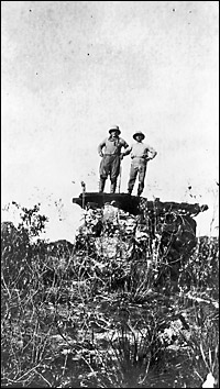 Roosevelt and Rondon stand together. Credit: Theodore Roosevelt Collection, Harvard College Library.