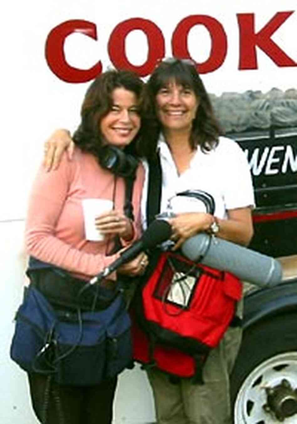Davia Nelson, left, and Nikki Silva Davia Nelson, left, and Nikki Silva