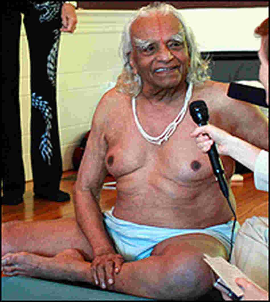 Iyengar discusses the benefits of the ancient art with NPR's Allison Aubrey Iyengar discusses the benefits of the ancient art with NPR's Allison Aubrey