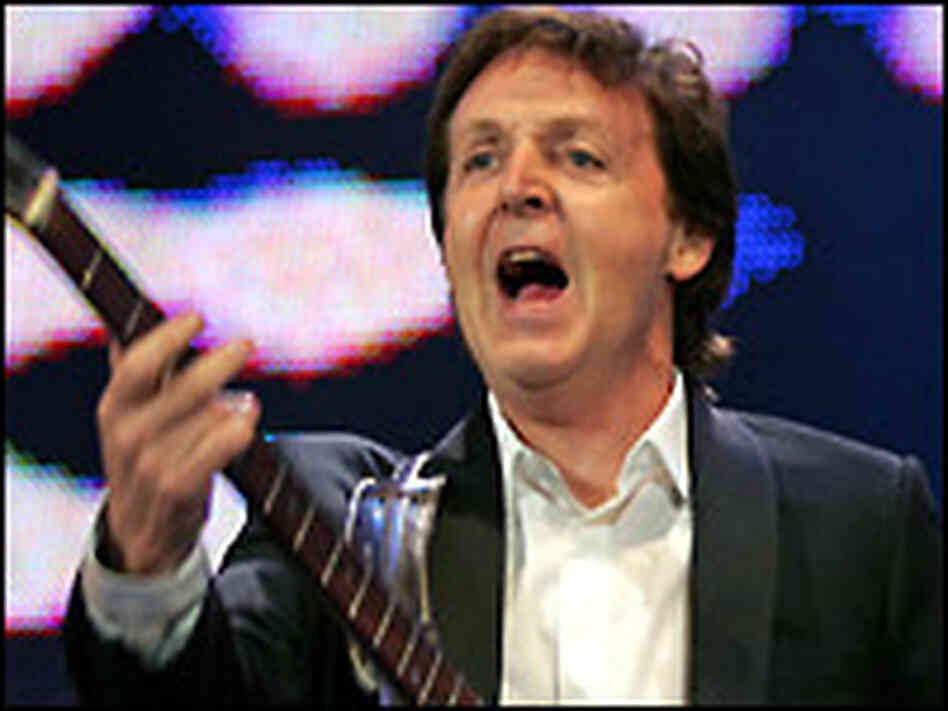 Paul McCartney performs at the Live 8 concert in Hyde Park in London in 2005. Credit: Corbis