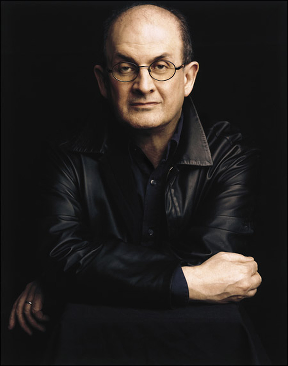 Novelist Salman Rushdie. Credit: Timothy Greenfield-Sanders.