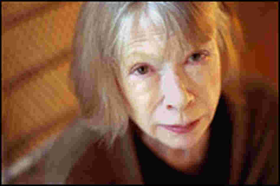 Author Joan Didion in her Upper East Side apartment in 2003. Credit: Neville Elder/Corbis.