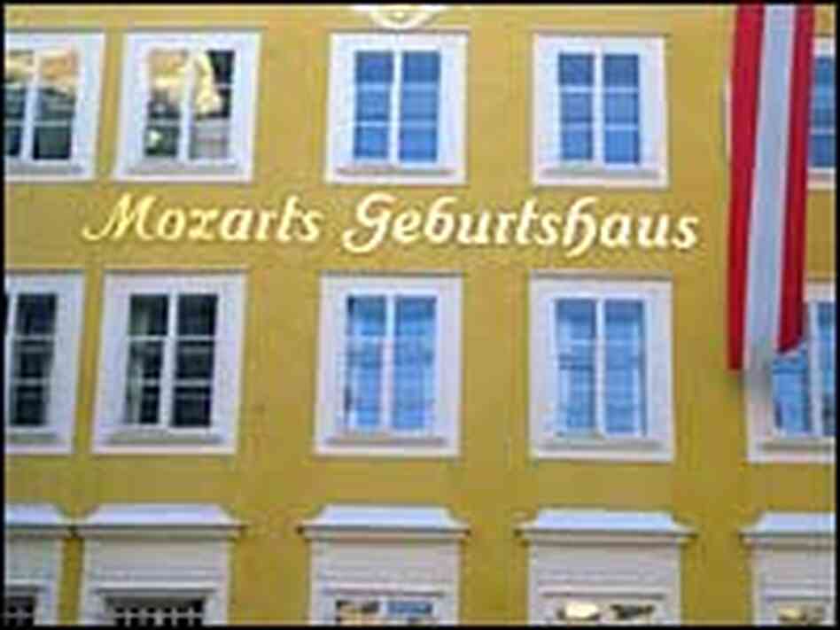 Mozart's birthplace is among the composer-themed attractions in Salzburg.