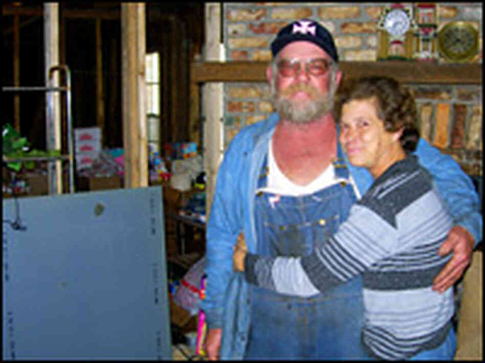 With the hearth still standing, the Bordelons are rebuilding their home around it. With the hearth still standing, the Bordelons are rebuilding their home around it.