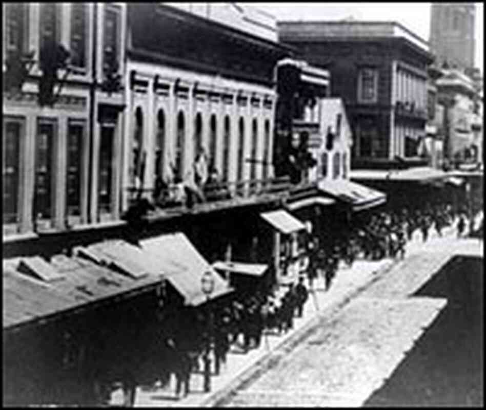 Dupont Street, Chinatown, 1870. 