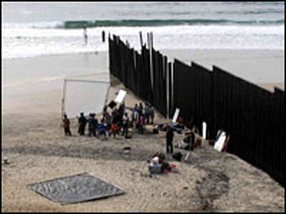 Beach fence Beach fence
