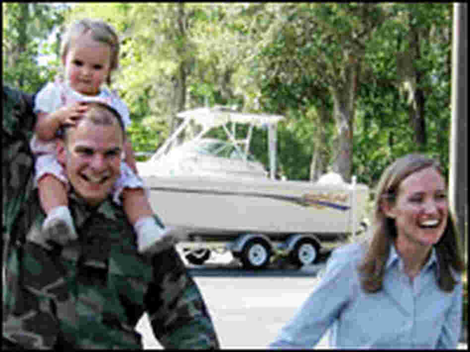 Capt. Jeff Townsend and his wife, Hunter, with their 14-month old daughter, Viola. Capt. Jeff Townsend and his wife, Hunter, with their 14-month old daughter, Viola.