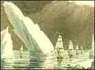 'Passage Through the Ice, June 16, 1818,' drawn by John Ross.