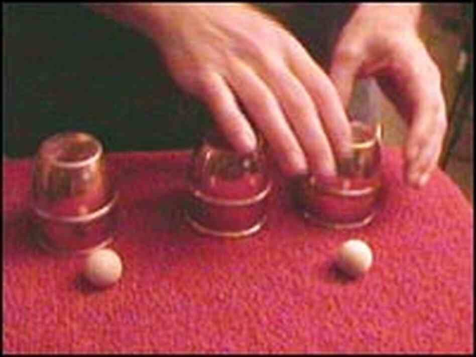 Cups and Balls demonstration