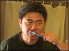 Ken Zhang brushes his teeth Ken Zhang brushes his teeth