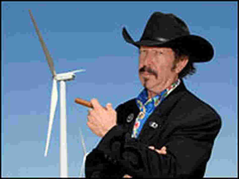 Kinky Friedman at the Sweetwater Wind Farm Kinky Friedman at the Sweetwater Wind Farm