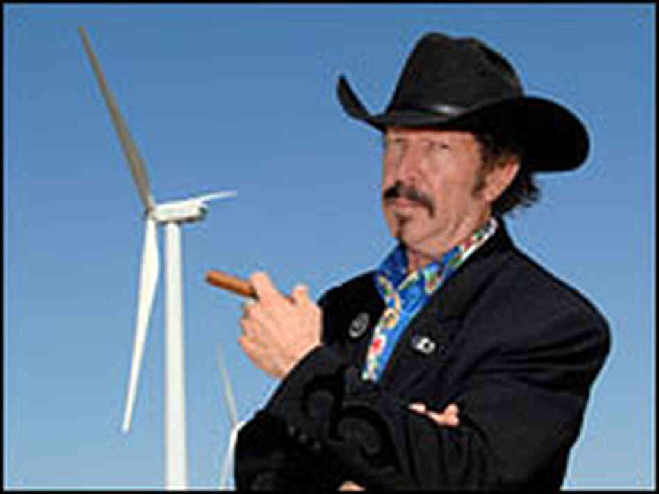 Kinky Friedman at the Sweetwater Wind Farm Kinky Friedman at the Sweetwater Wind Farm