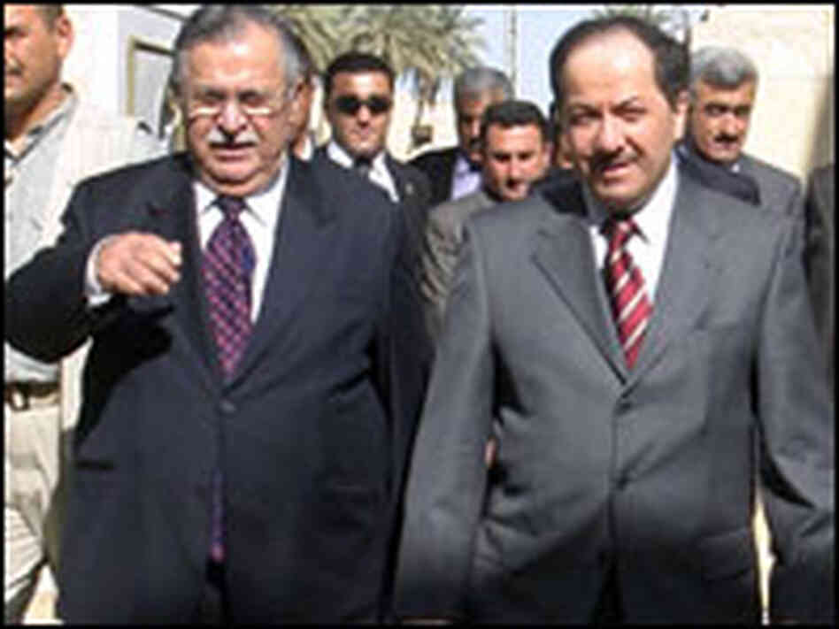Jalal Talabani and Massoud Barzani