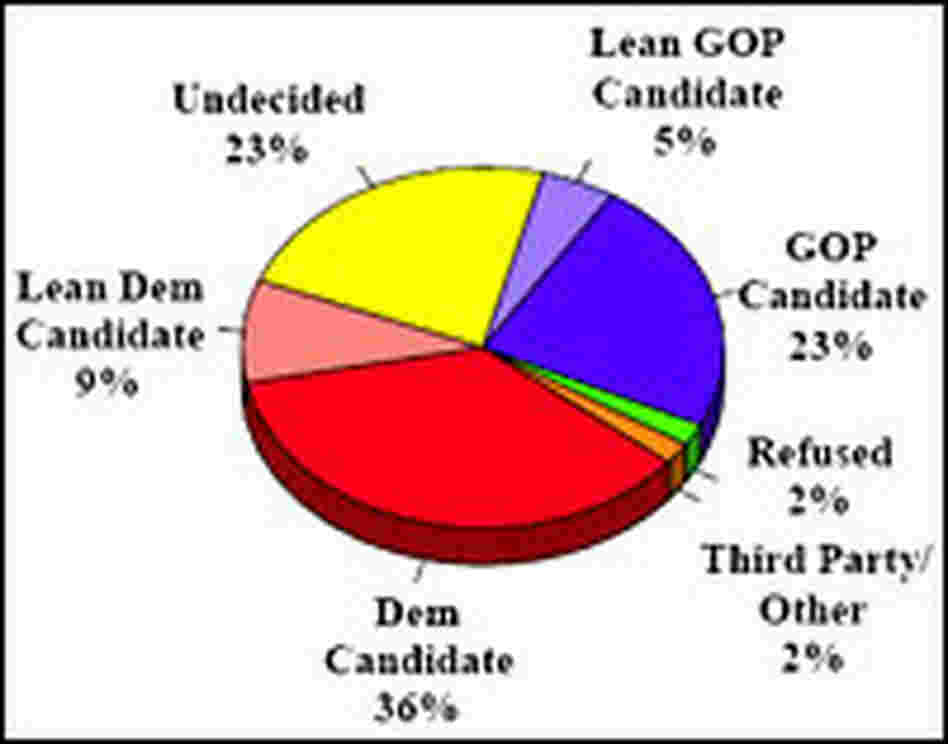 Presidential candidate graphic