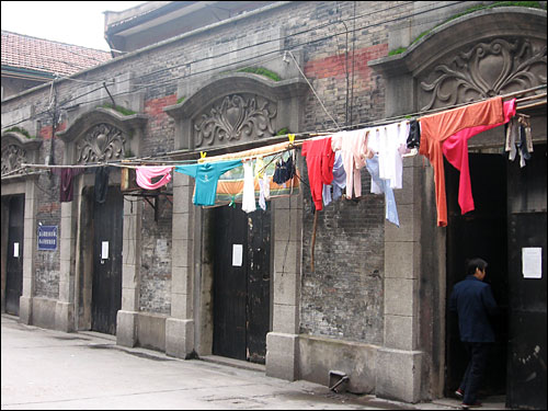 Louisa Lim, NPR,The lanehouses of Shu's neighborhood are a type found primarily found in Shanghai.