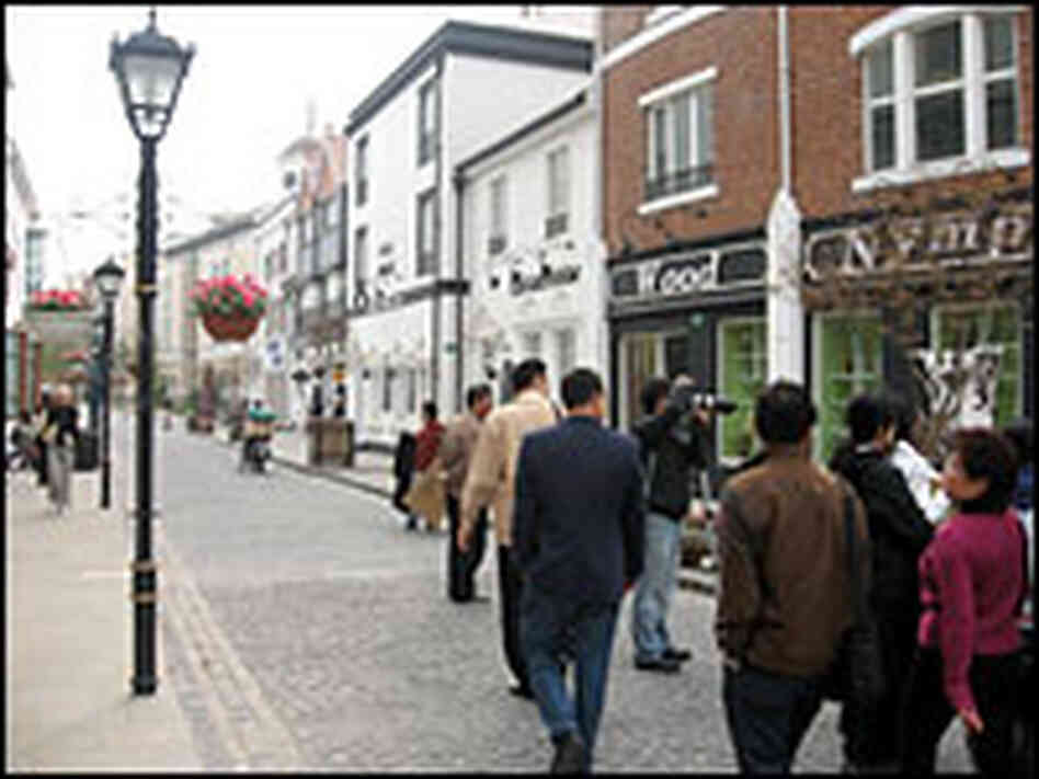 Thames Town may look exactly like an English country village, but it's actually 25 miles southwest o