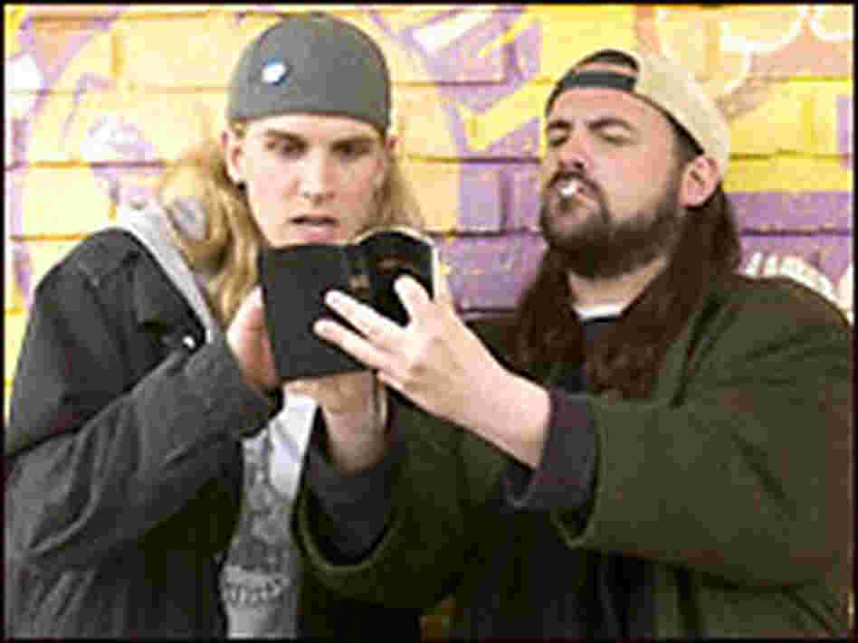 Jason Mewes (left) and Kevin Smith as Jay and Silent Bob. Credit: The Weinstein Company. Jason Mewes (left) and Kevin Smith as Jay and Silent Bob. Credit: The Weinstein Company.