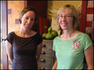 Janie Lowe (left) and Virginia Young creators of an environmentally-friendly paint line. Janie Lowe (left) and Virginia Young creators of an environmentally-friendly paint line.