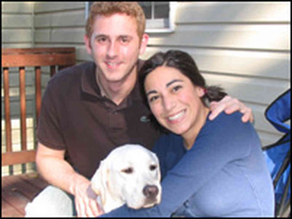 Genny and Matt Quarfoot with Roxy Genny and Matt Quarfoot with Roxy
