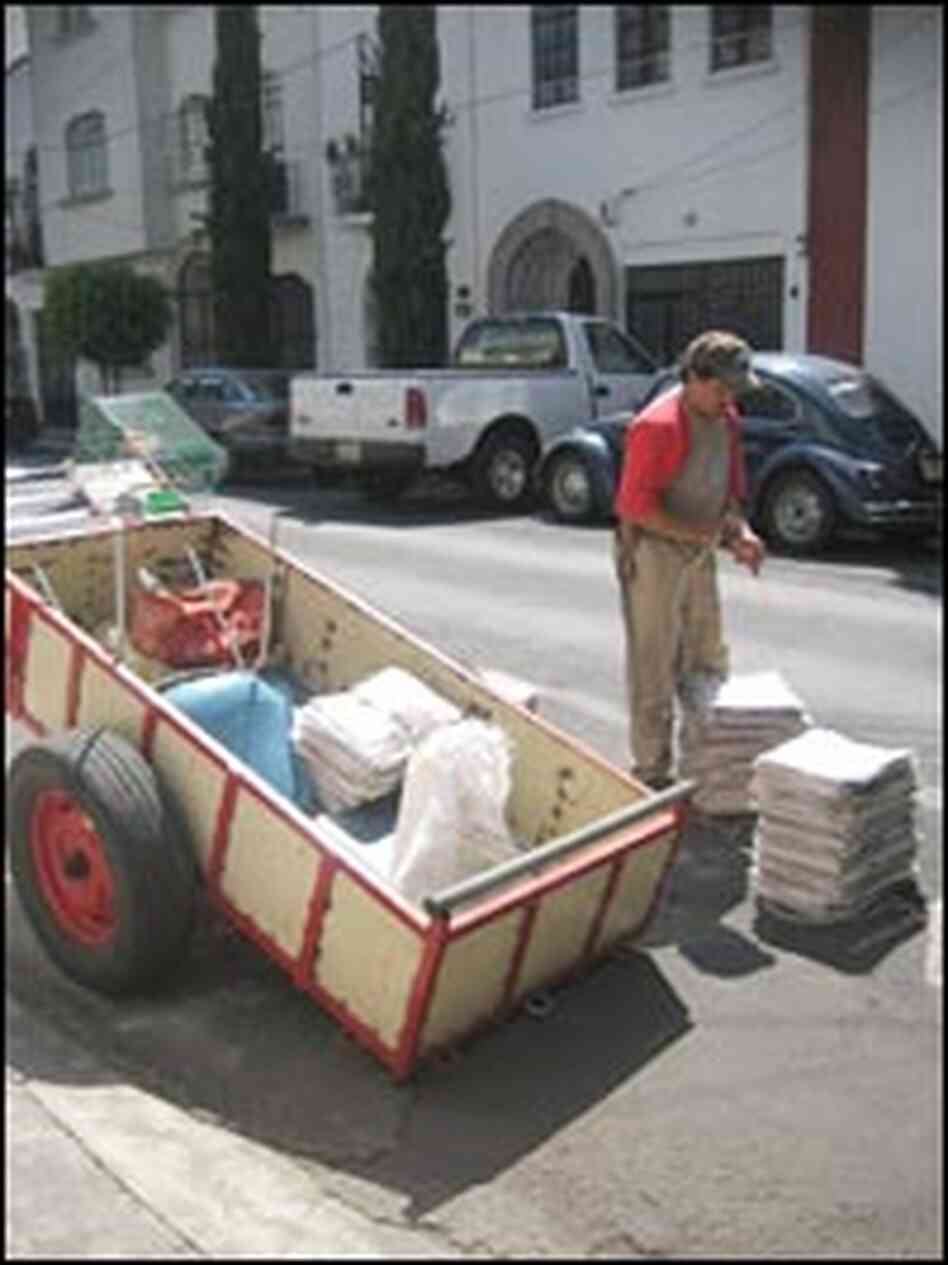 Jose Luis Hernandez buys and sells anything and everything, but he does a lot of traffic in papers. Jose Luis Hernandez buys and sells anything and everything, but he does a lot of traffic in papers.