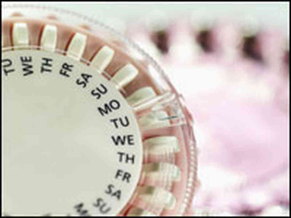A package of birth control pills. A package of birth control pills.