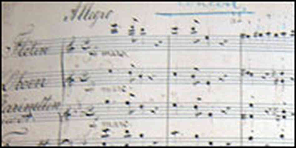 Johannes Brahms: Double Concerto, copyist's manuscript with extensive revisions by Brahms.