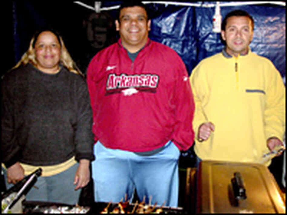 Janete, Marcello (the singer) and Pedro. Janete, Marcello (the singer) and Pedro.