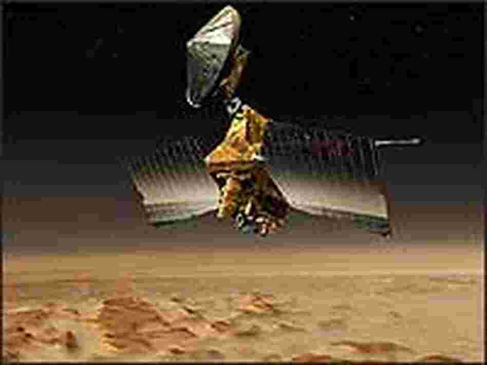 Drawing of the Mars Reconnaissance Orbiter