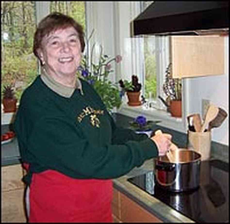 Lucille Hartling in her kitchen. Lucille Hartling in her kitchen.