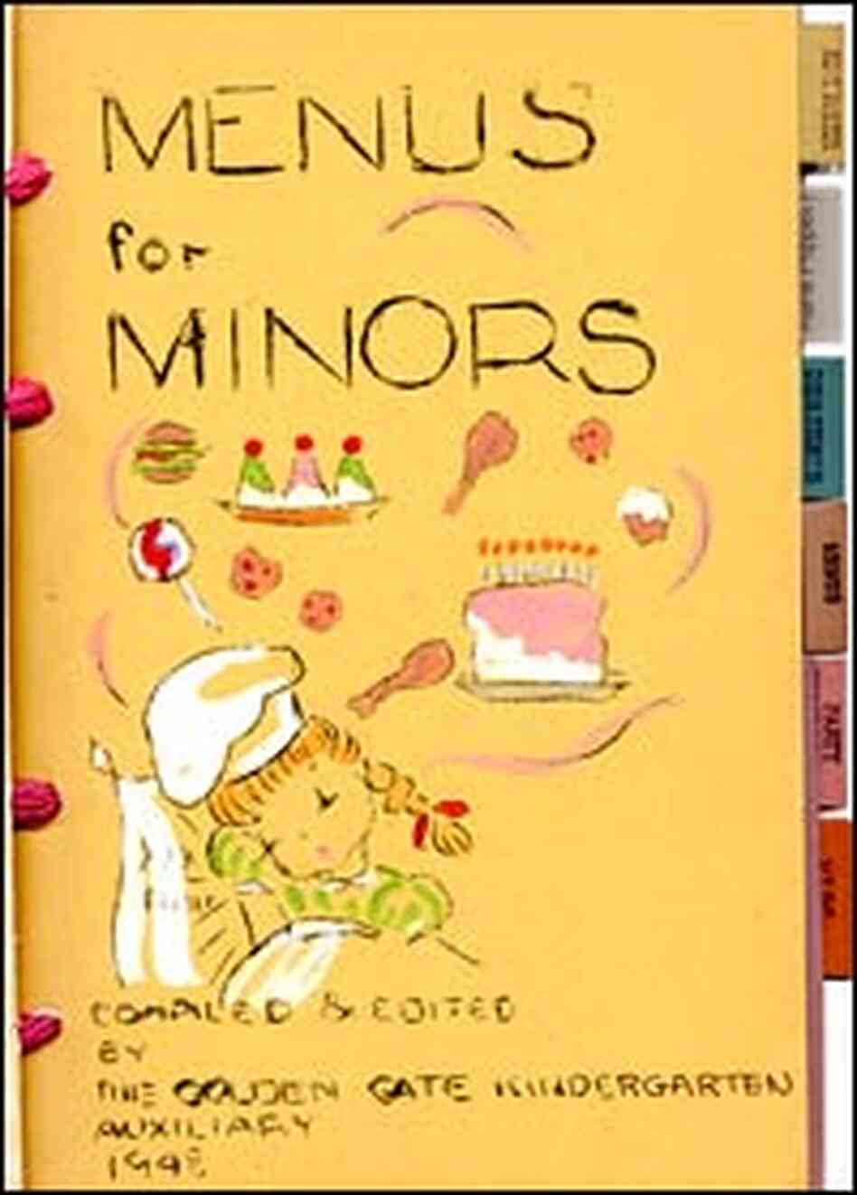 'Menus for Minors' cookbook 'Menus for Minors' cookbook