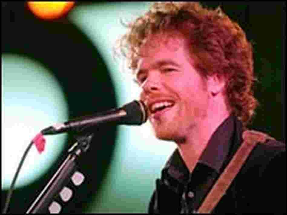 Josh Ritter, performing at the Tribeca/ASCAP Music Lounge in New York City, May 2, 2006.