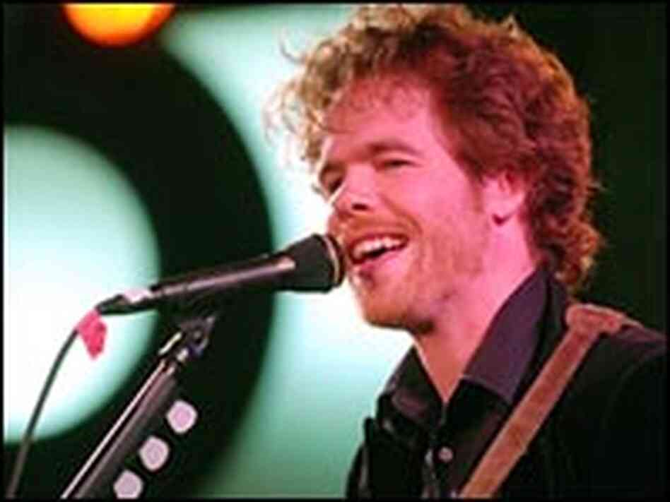 Josh Ritter, performing at the Tribeca/ASCAP Music Lounge in New York City, May 2, 2006.