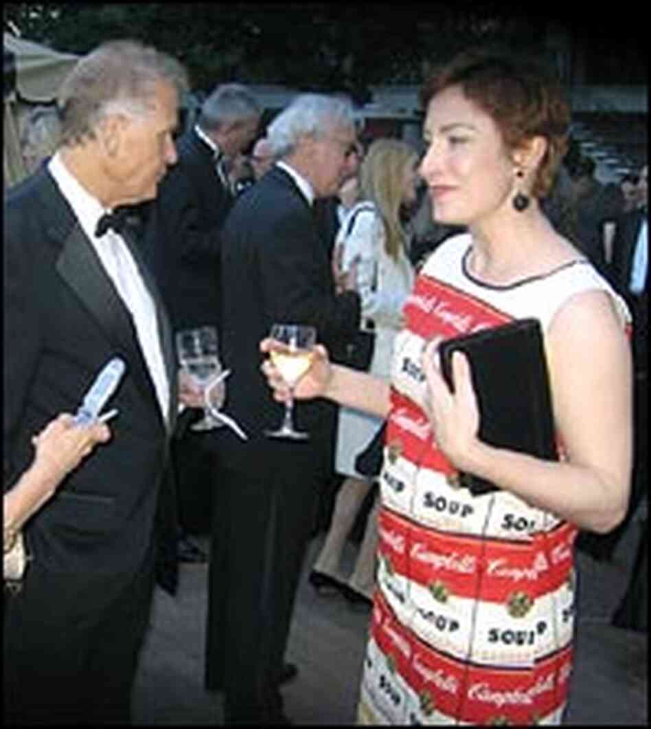 Kitty Eisele wears an 'Andy Warhol Souper Dress.'