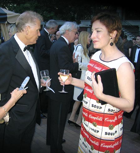 Kitty Eisele wears an 'Andy Warhol Souper Dress.'