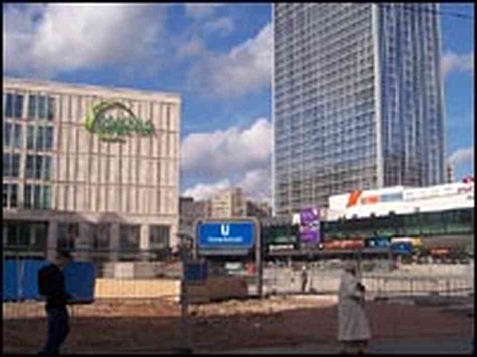 East Berlin's Alexanderplatz