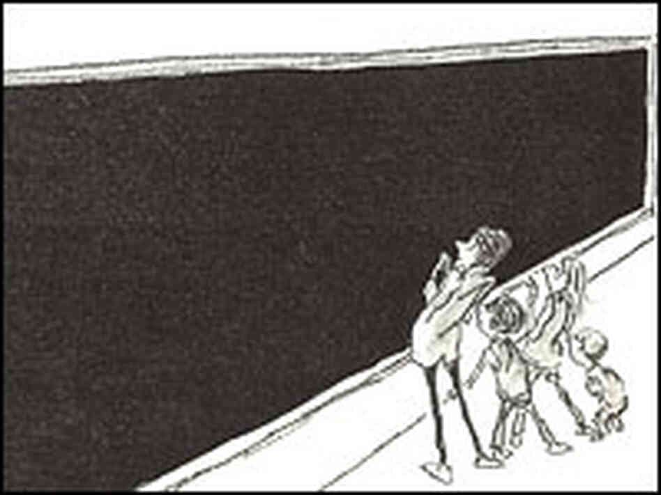 Gazing at 'The Long Chalkboard'