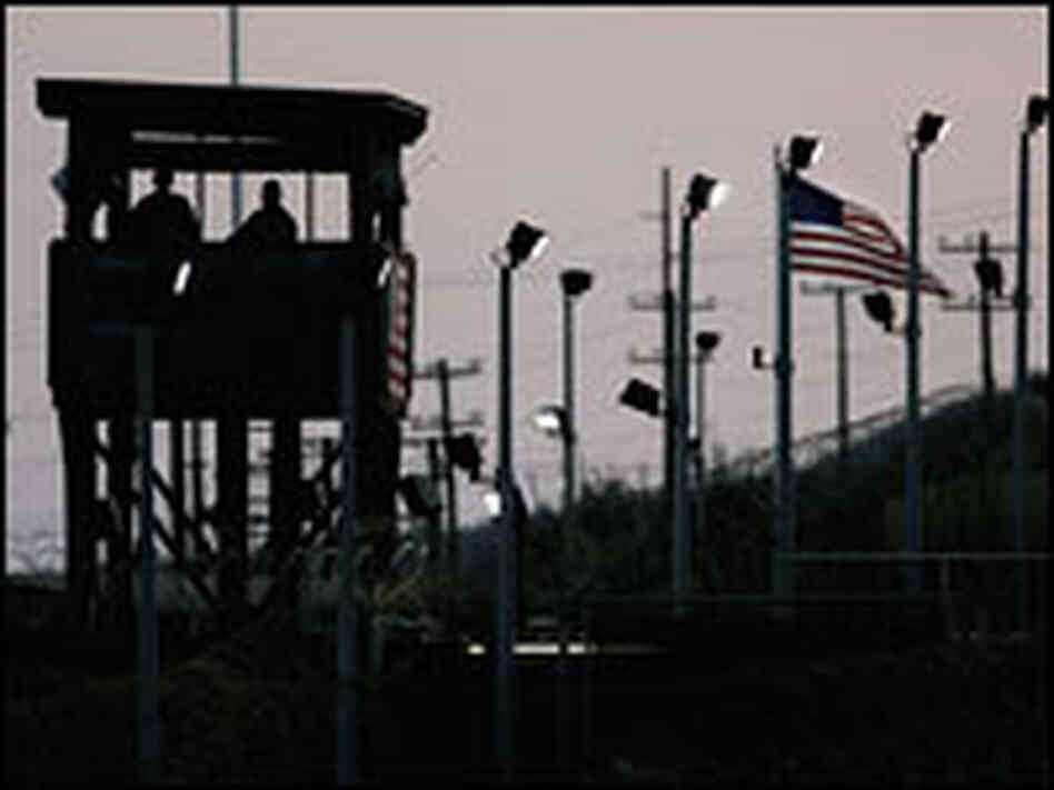Guard tower at Guantanamo Bay.