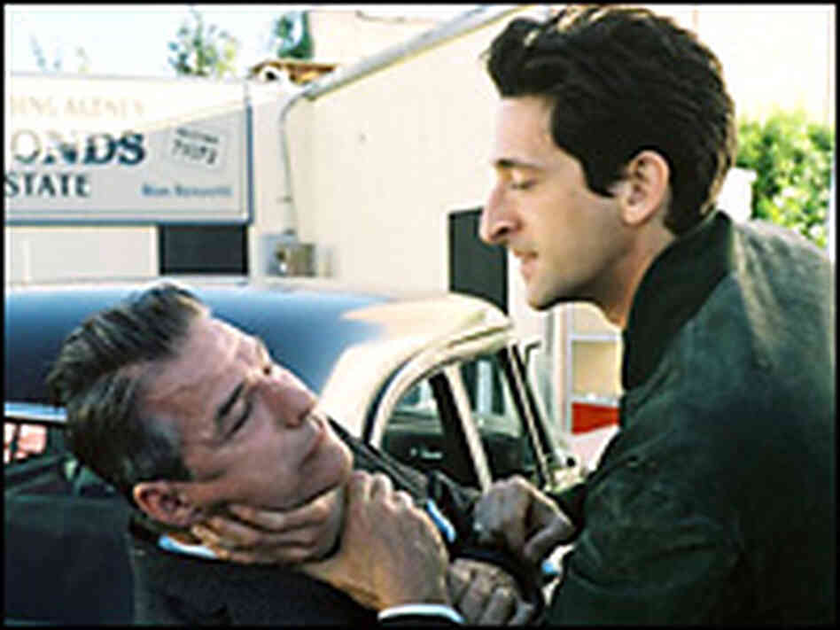 Adrien Brody (right) stars as Louis Simo. Credit: Focus Features. Adrien Brody (right) stars as Louis Simo. Credit: Focus Features.