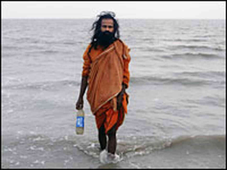 Gathering Ganges water
