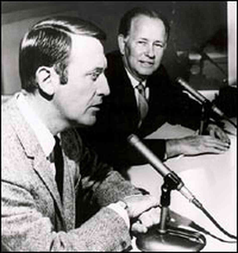 Vin Scully and Jerry Doggett