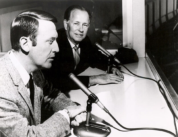 Vin Scully and Jerry Doggett