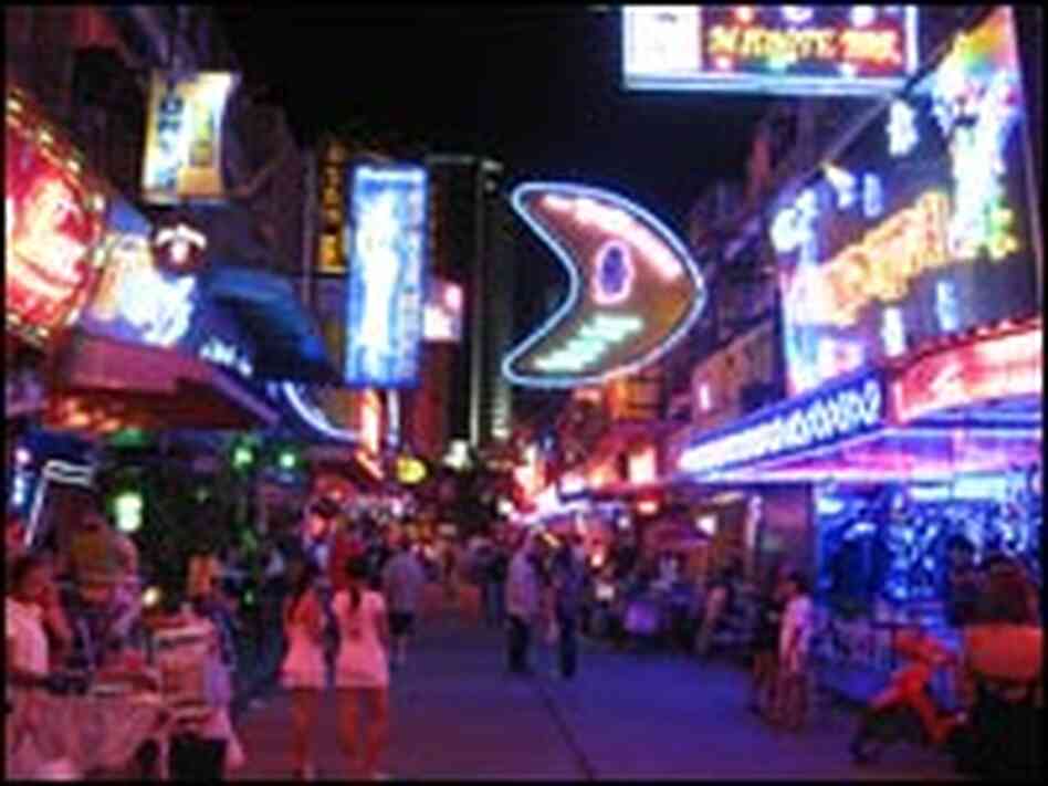 Soi Cowboy, one of Bangkok's famous red light districts, is a major draw for tourists.