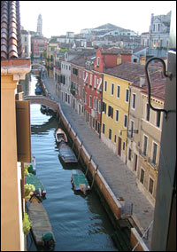 A quiet canal.