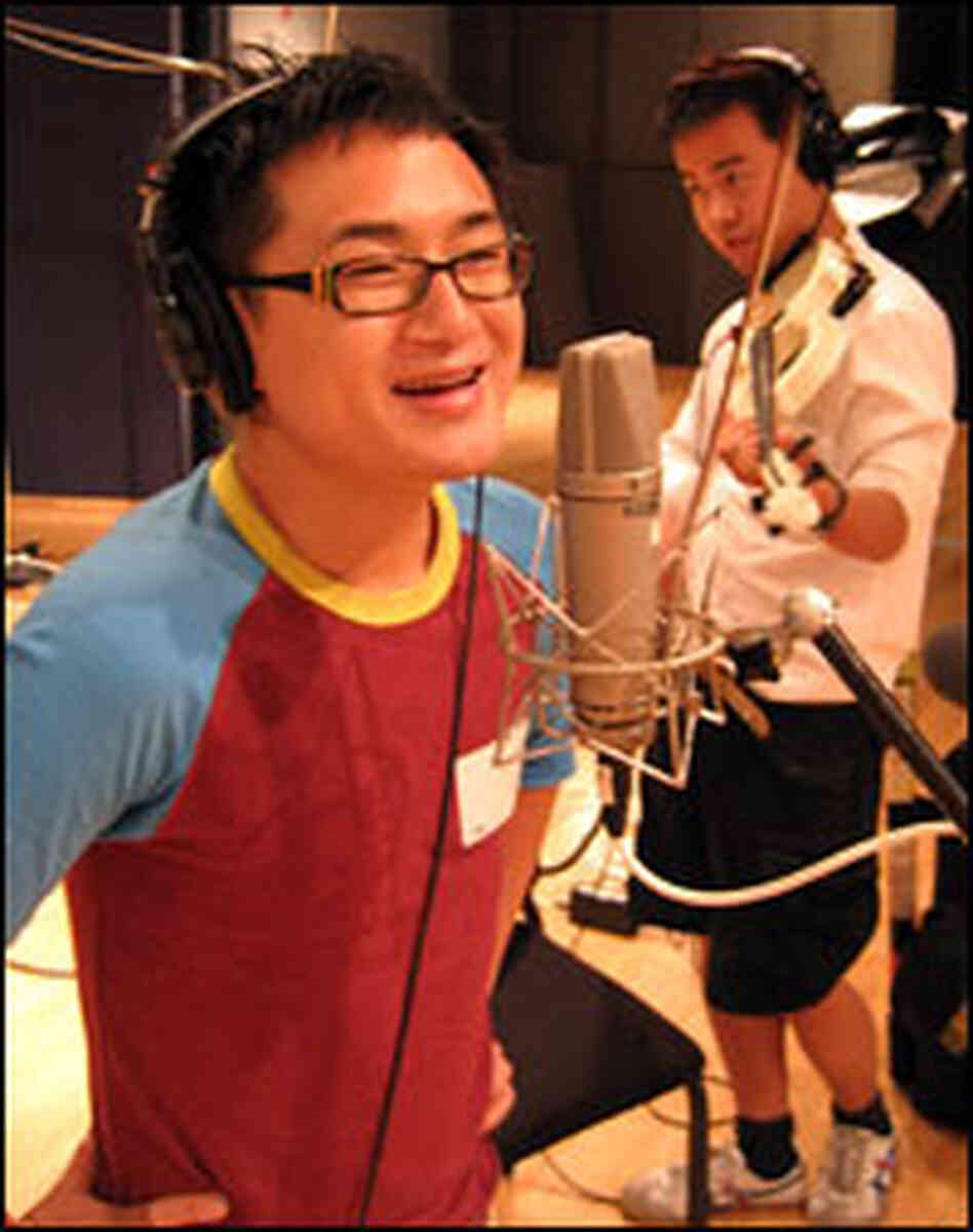 Coco Zhao and Peng Fei perform in Studio 4A.