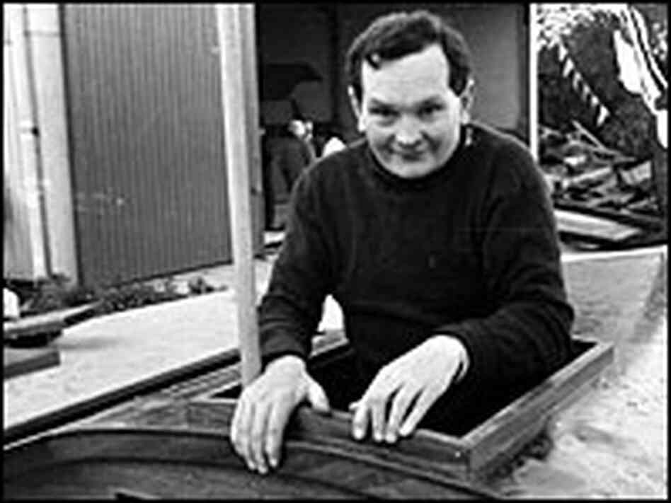 Donald Crowhurst on the 'Teignmouth Electron'