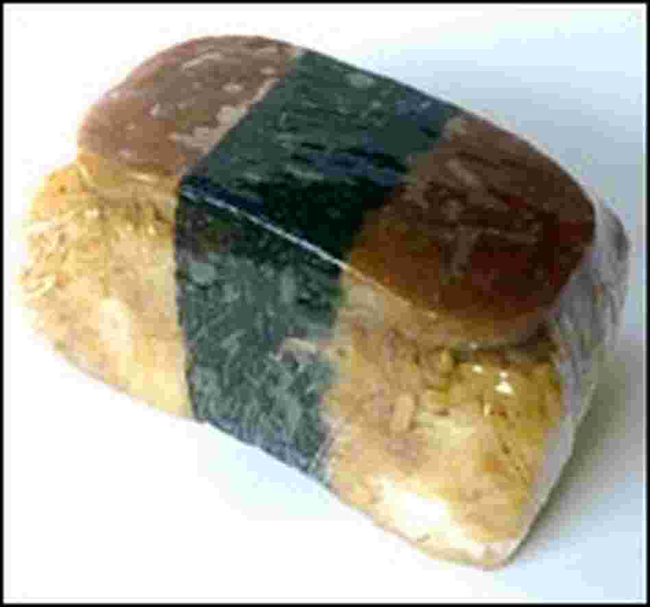 Spam sushi from Japantown in San Francisco.