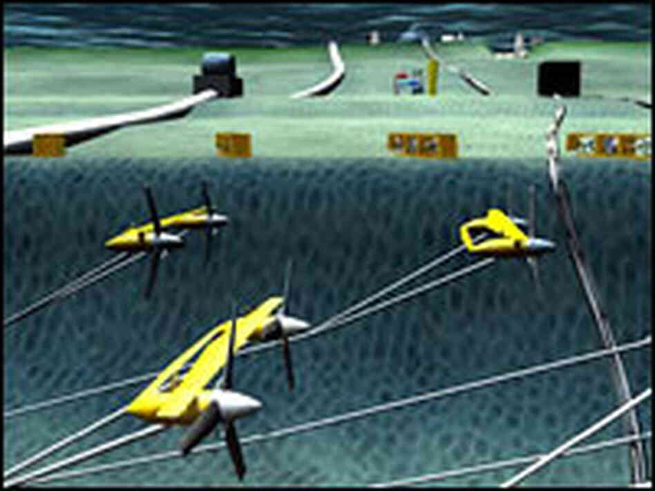 A series of underwater turbines could harness the Gulf Stream's energy, researchers say.