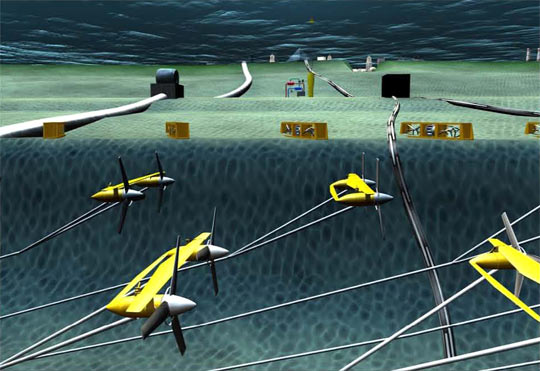 A series of underwater turbines could harness the Gulf Stream's energy, researchers say.