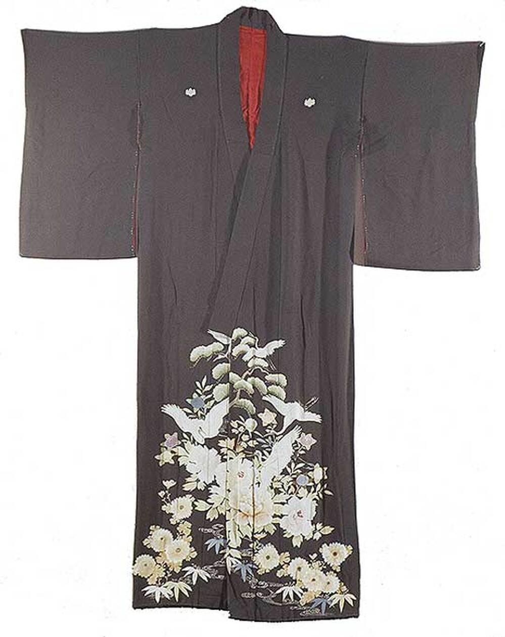 Red-lined Japanese Kimono
